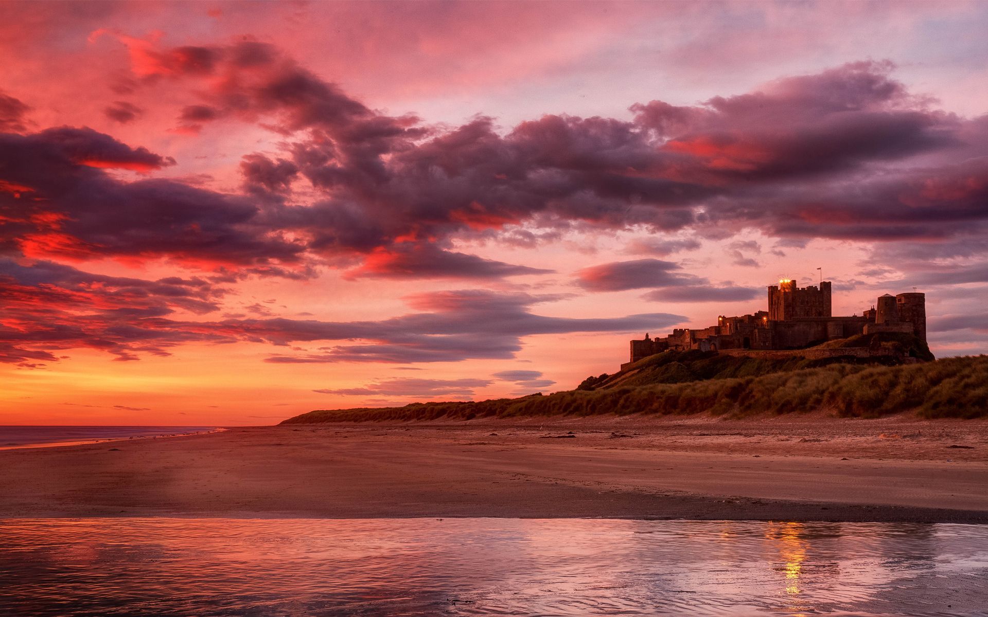 Hazmburk Czech Republic Castle Hill In Sunset Wallpapers