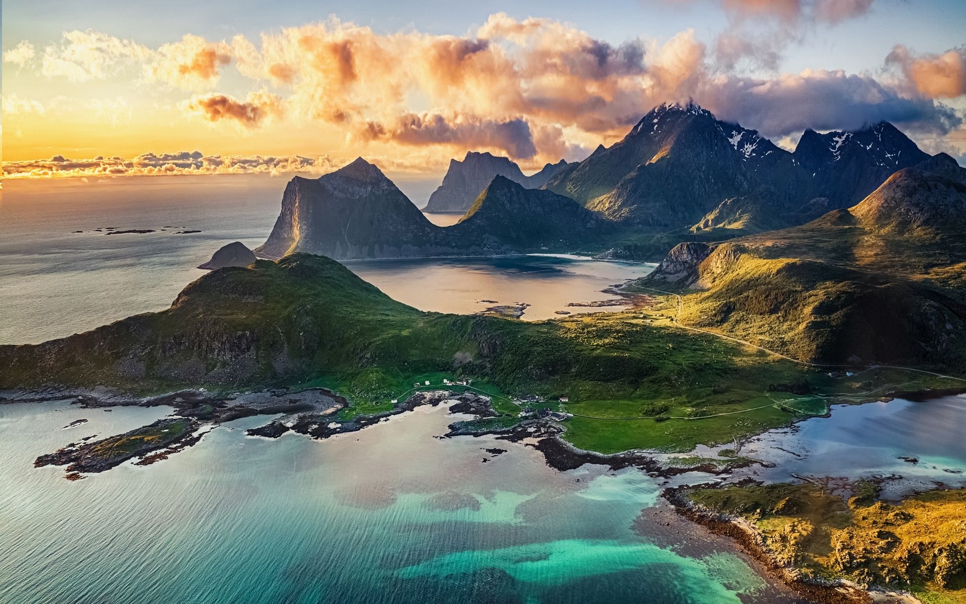 Henningsvaer Sea Norway Wallpapers