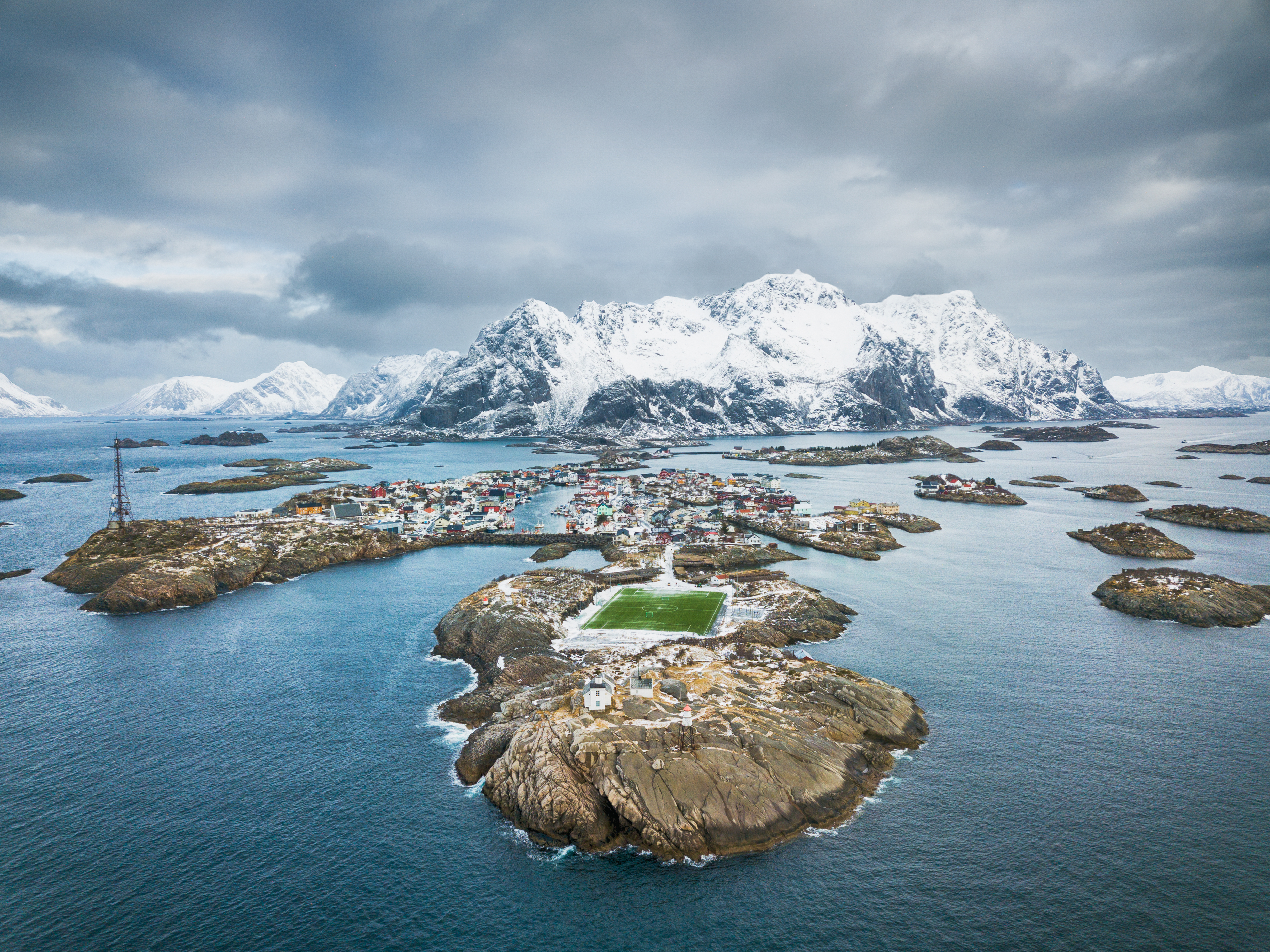 Henningsvaer Sea Norway Wallpapers