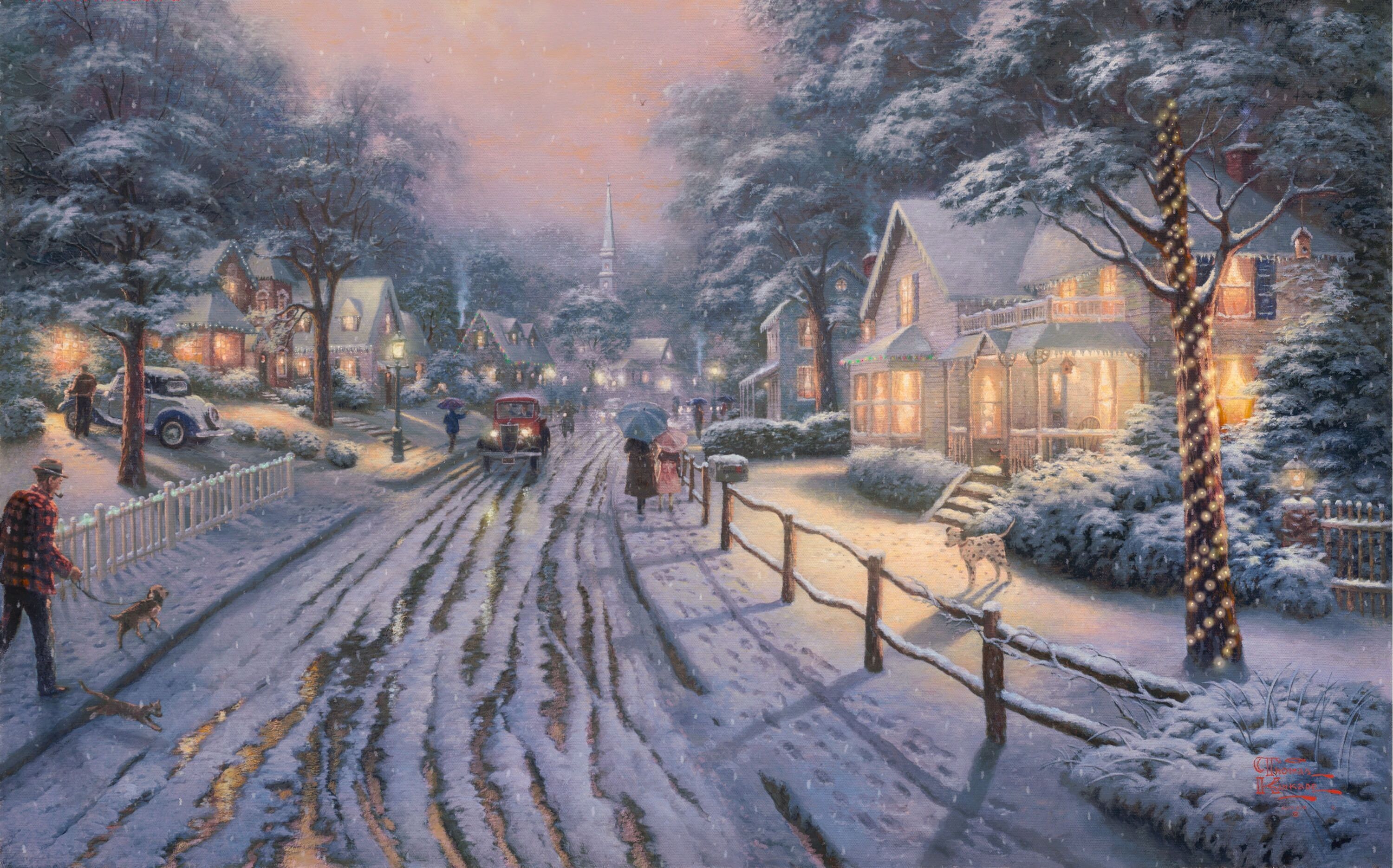 House In Winter Amazing Digital Art Wallpapers