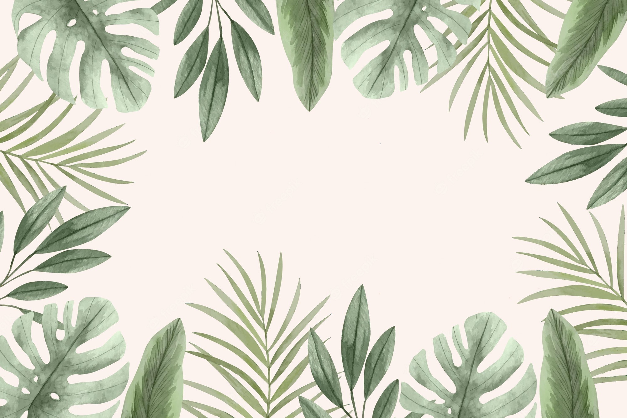 Tropical Watercolor Background