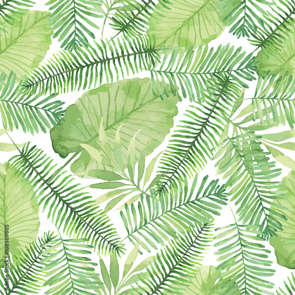 Tropical Watercolor Background