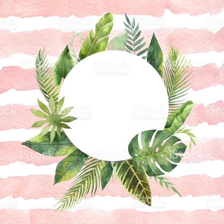 Tropical Watercolor Background