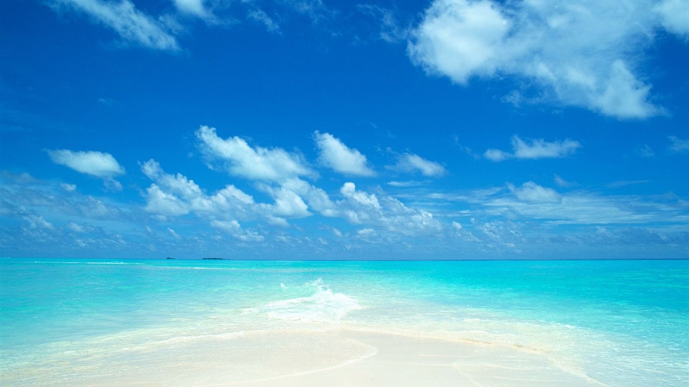 Island Sea And Blue Sky Wallpapers