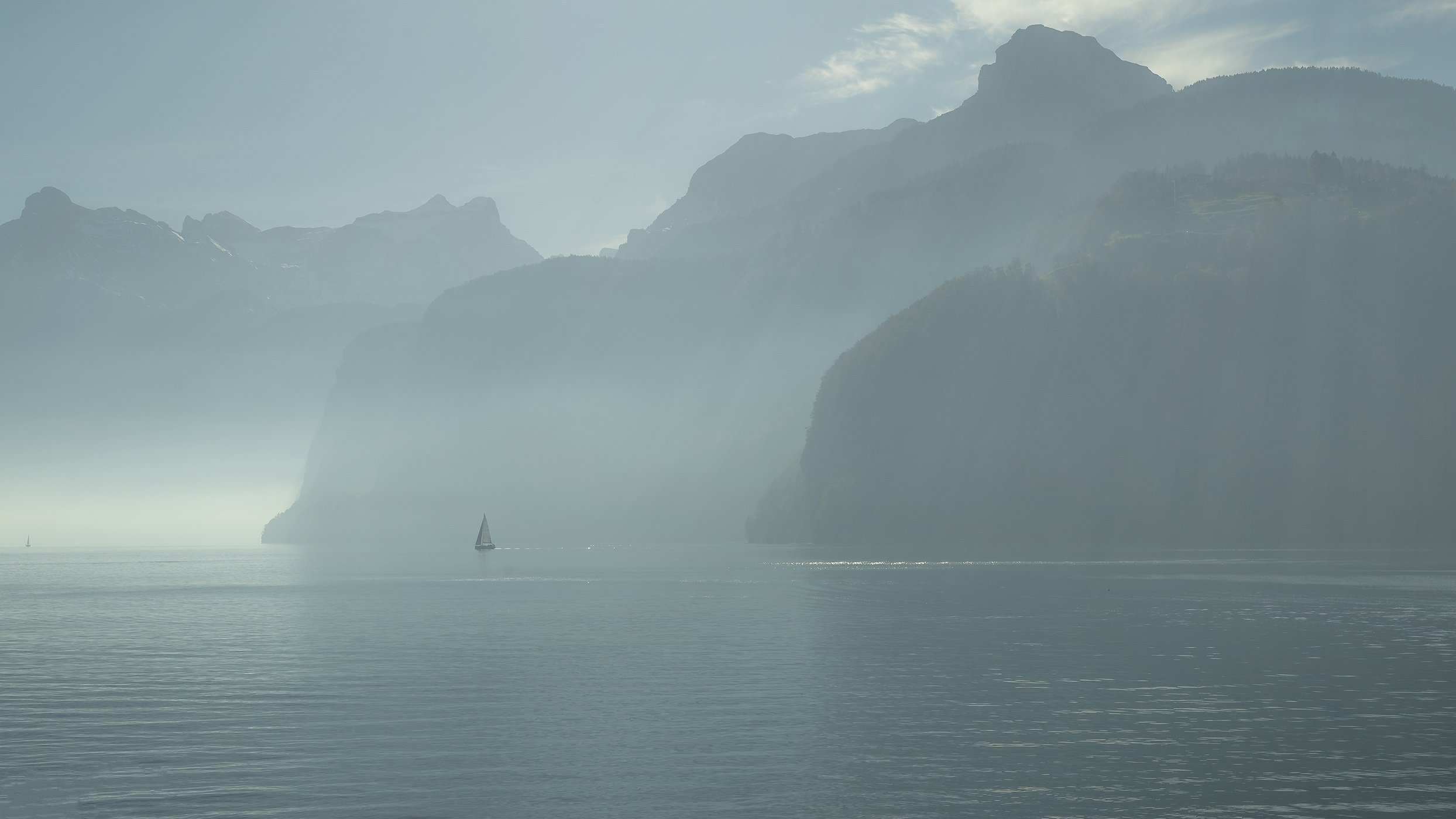 Lake Lucern Landscape Mountains Wallpapers