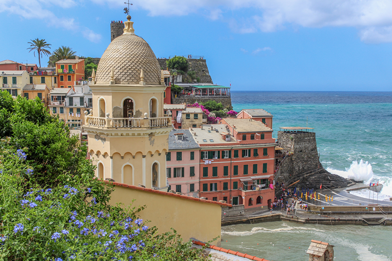 Liguria Vernazza Italy Wallpapers