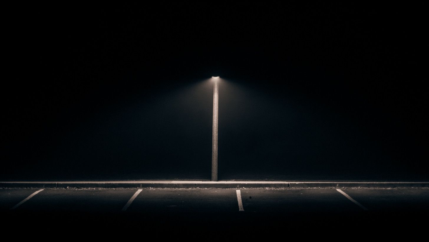 Lonely Street Lights Road Wallpapers