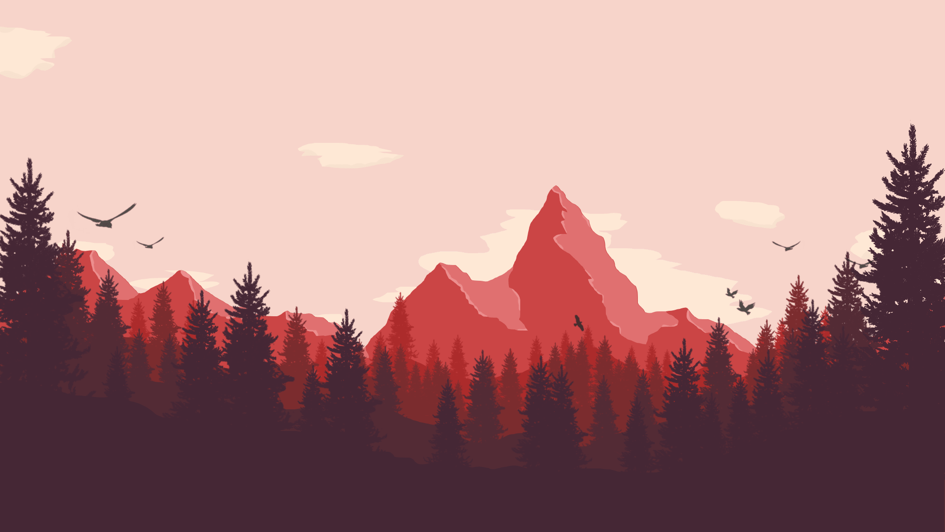 Low Poly Sunset Wallpapers