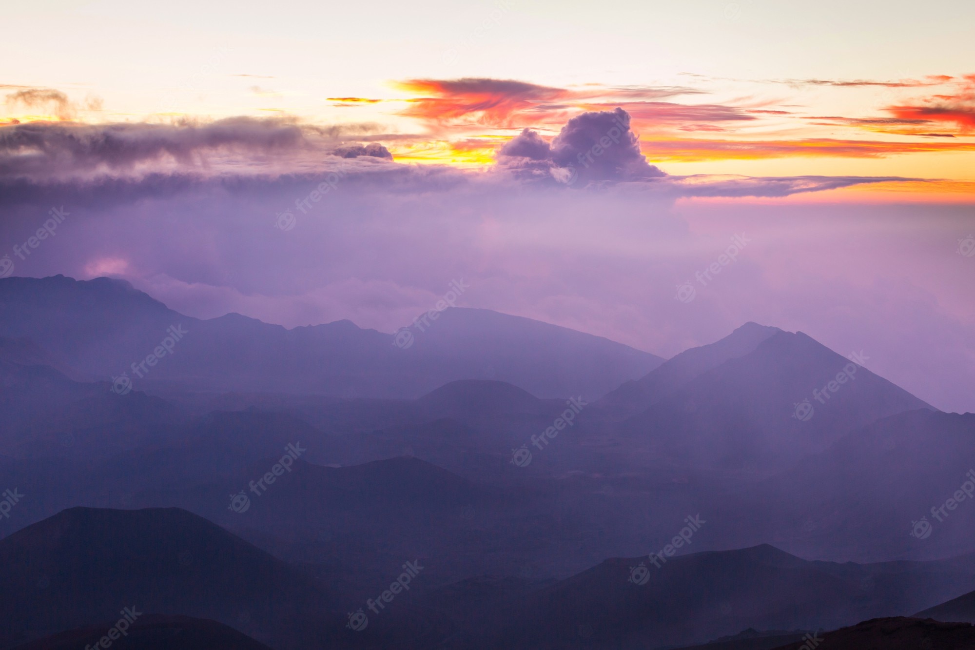 Maui Mountain Volcano Island Clouds Wallpapers