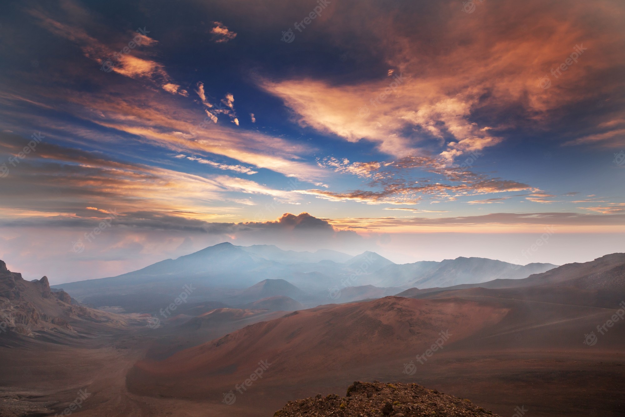 Maui Mountain Volcano Island Clouds Wallpapers