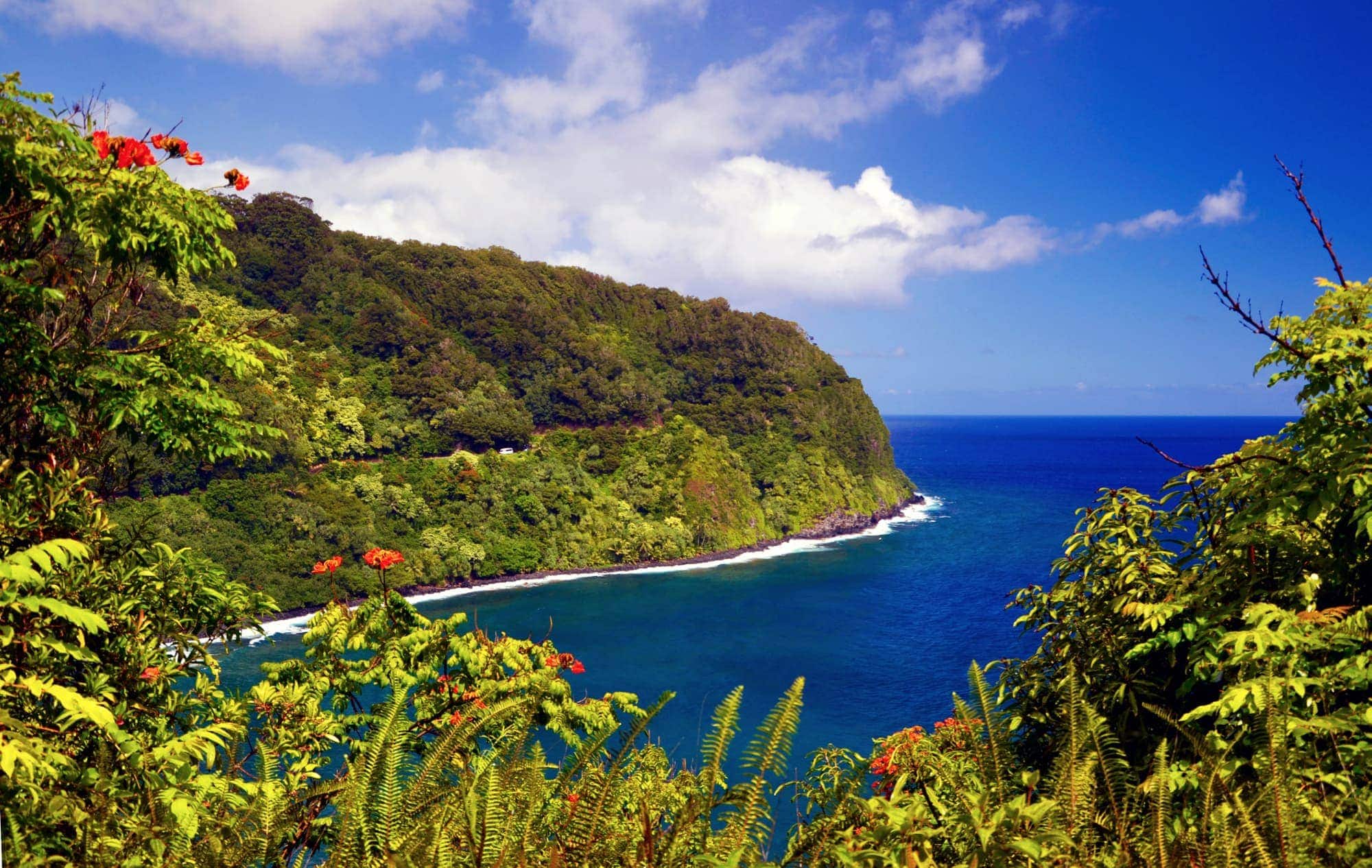 Maui Mountain Volcano Island Clouds Wallpapers