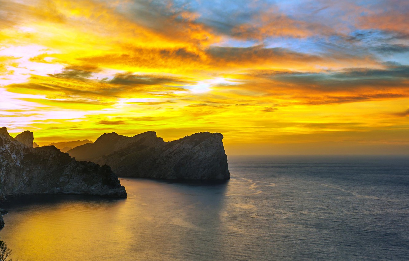 Mediterranean Sea Sunset Wallpapers