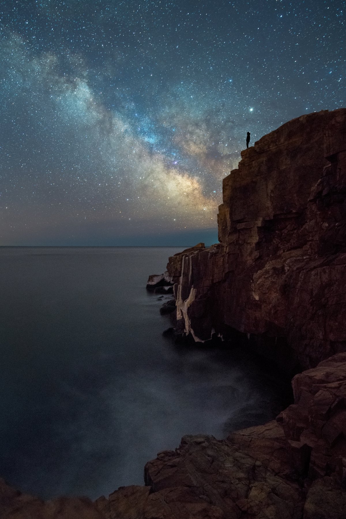 Milky Way Over Otter Cliffs Wallpapers