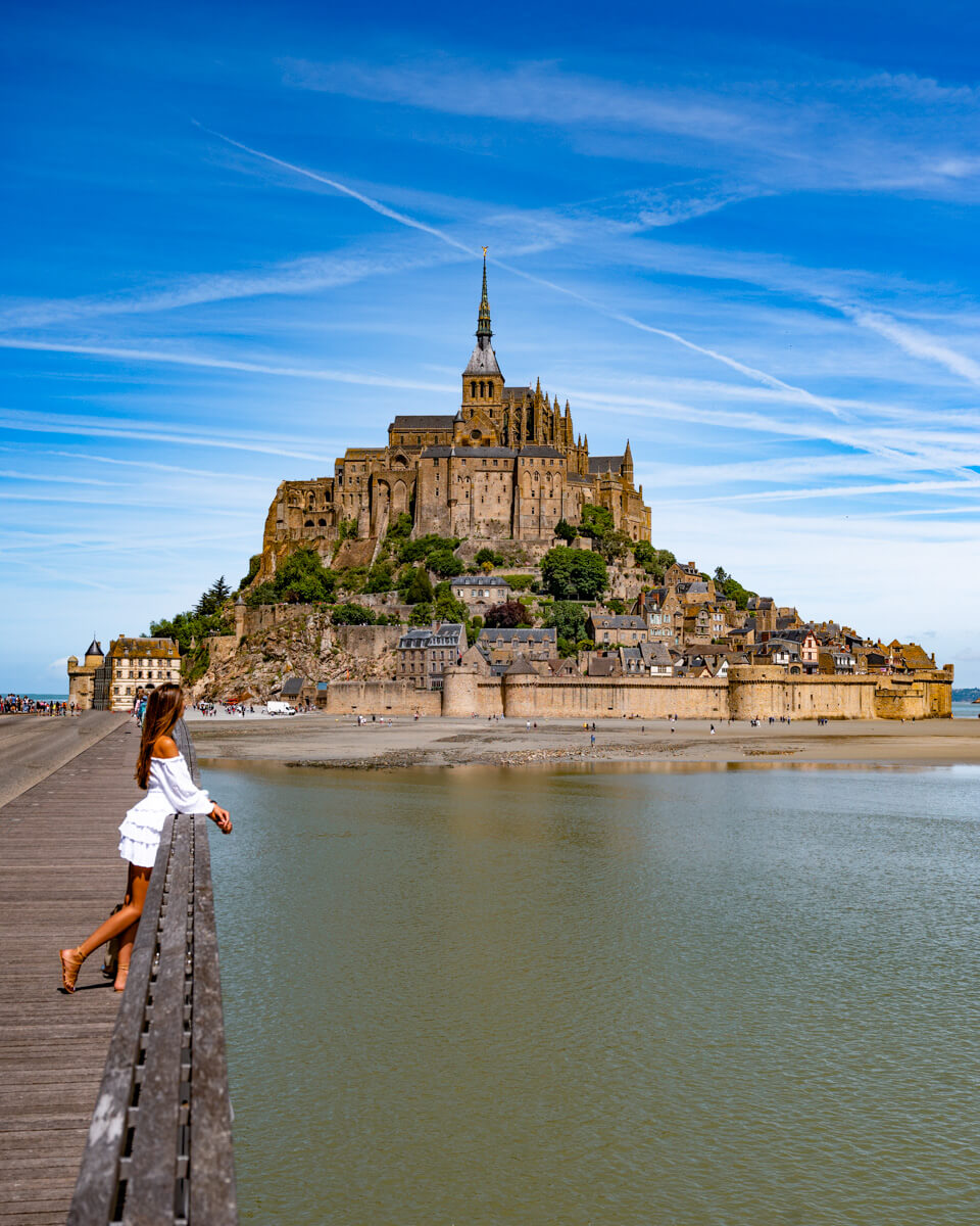 Mont Saint-Michel At Sunrise Wallpapers