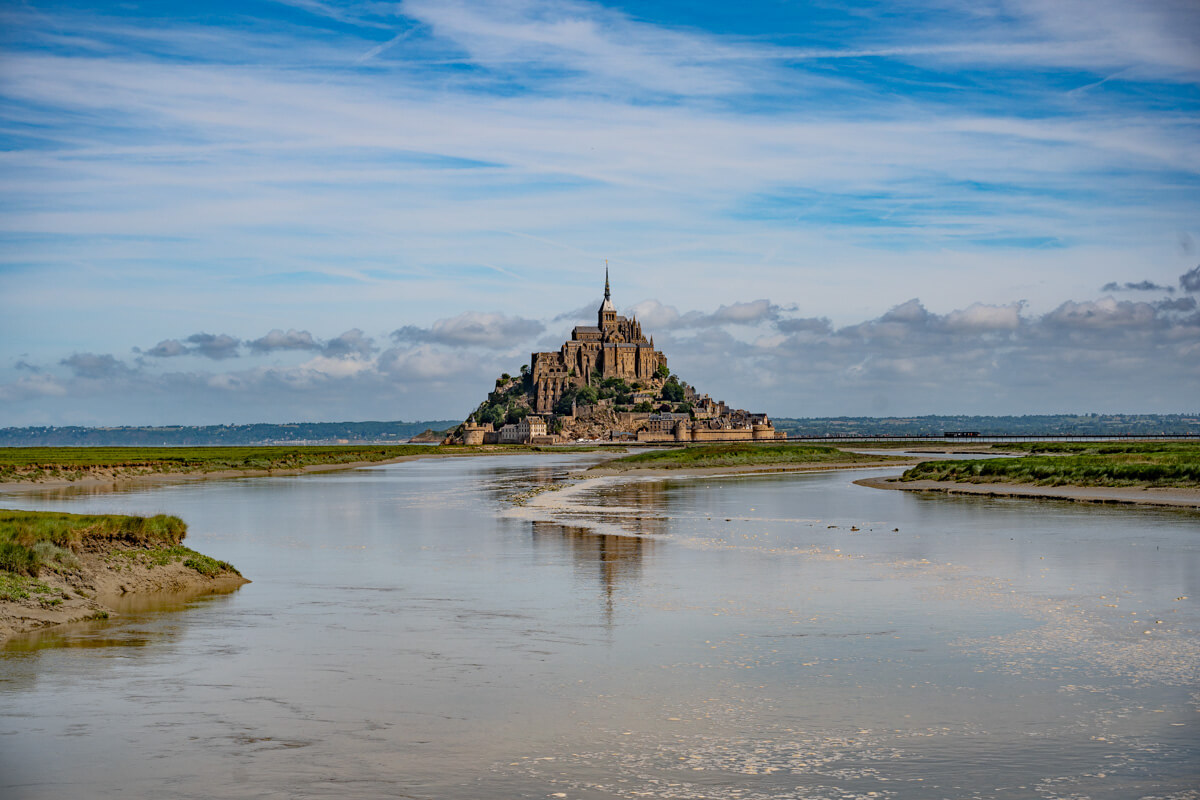 Mont Saint-Michel At Sunrise Wallpapers