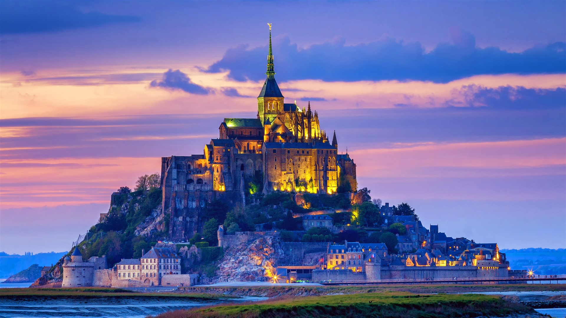 Mont-Saint-Michel In Normandy France Wallpapers