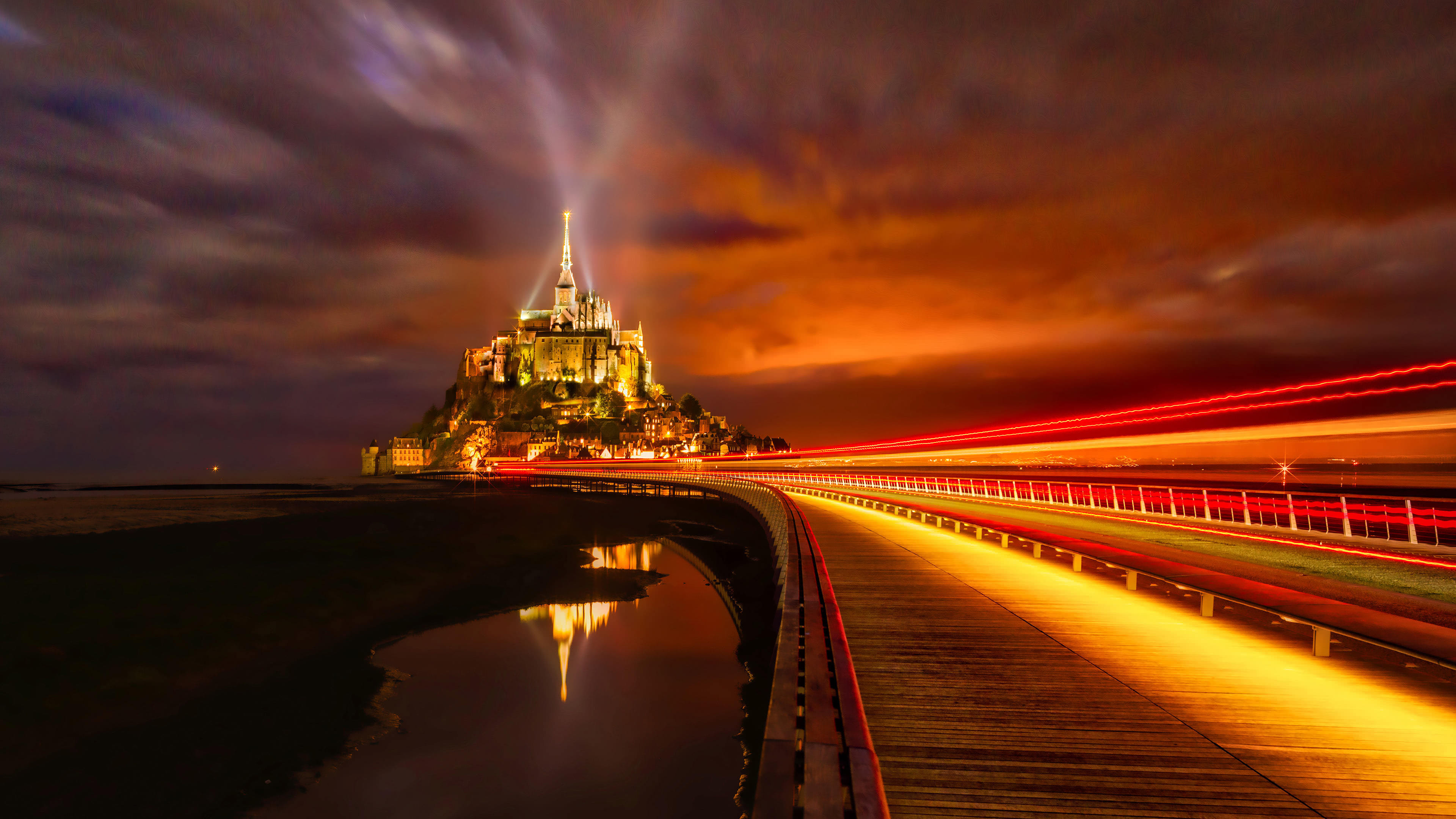 Mont-Saint-Michel In Normandy France Wallpapers