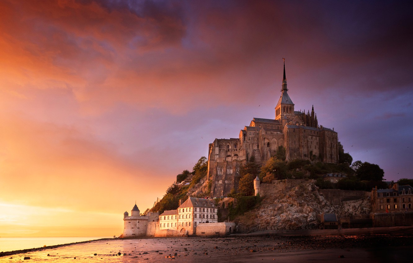 Mont-Saint-Michel In Normandy France Wallpapers