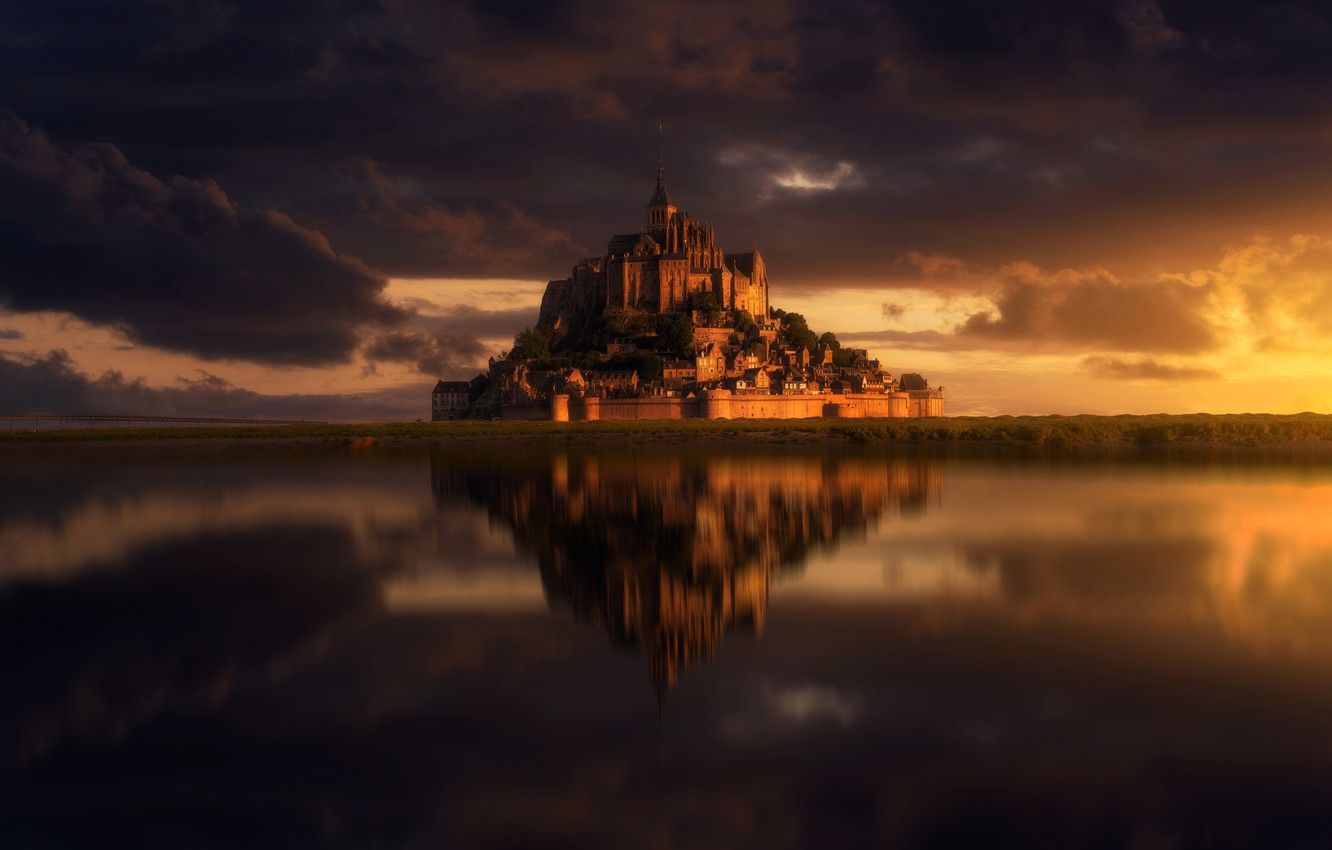 Mont-Saint-Michel In Normandy France Wallpapers