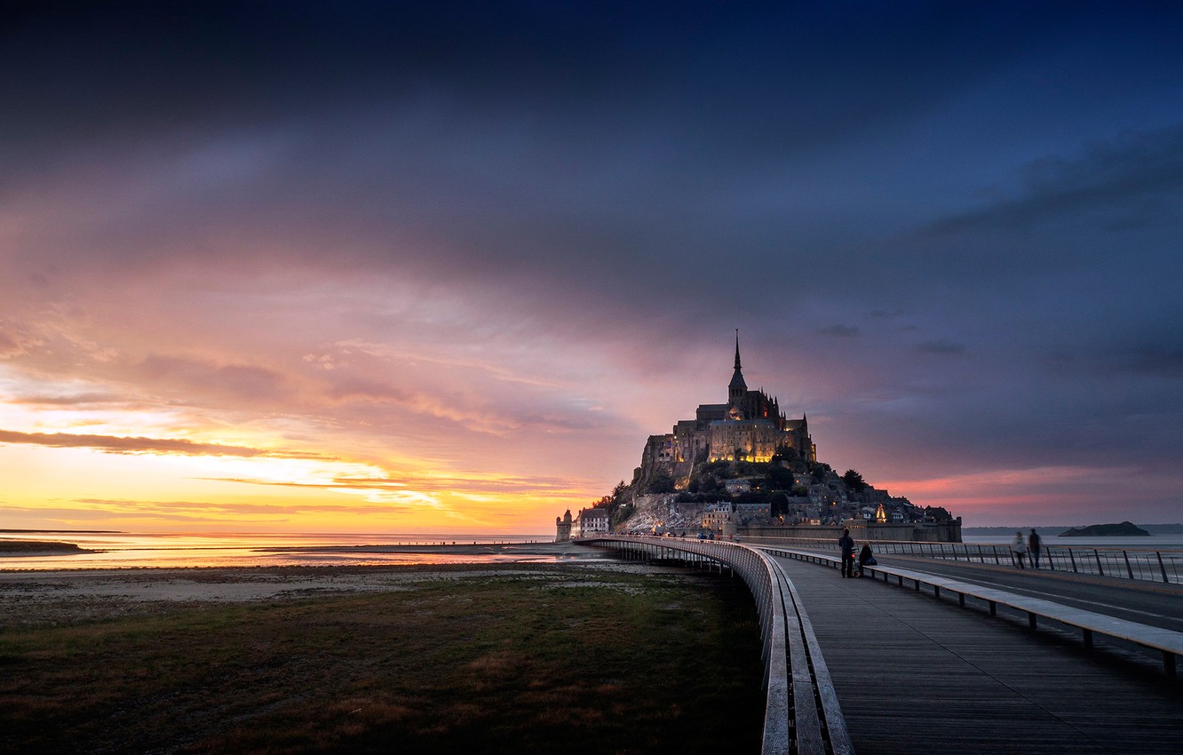 Mont-Saint-Michel In Normandy France Wallpapers