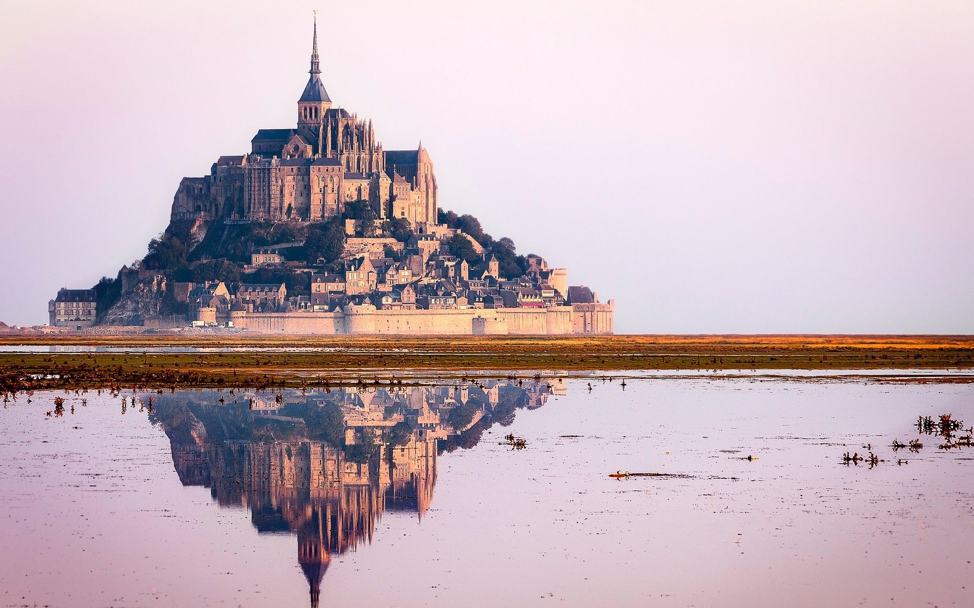 Mont-Saint-Michel In Normandy France Wallpapers