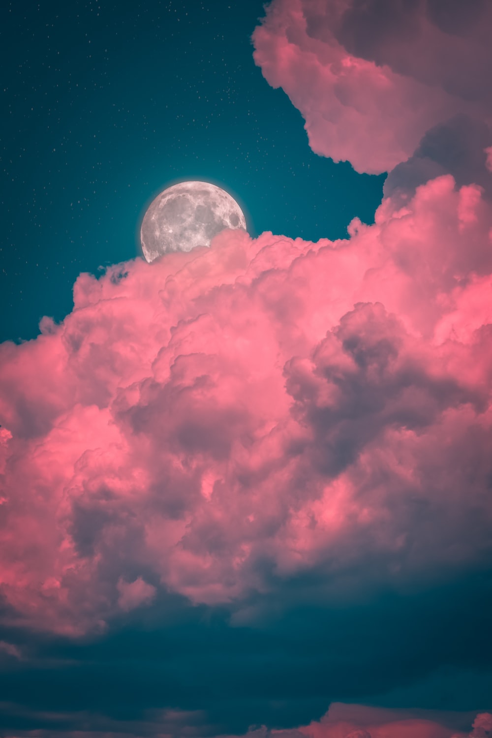 Moon And Clouds Wallpapers