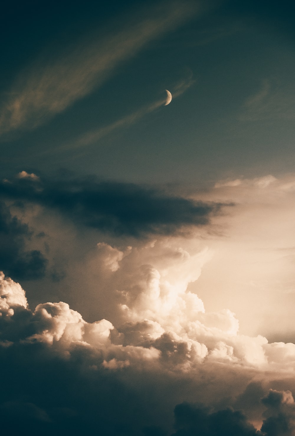 Moon And Clouds Wallpapers