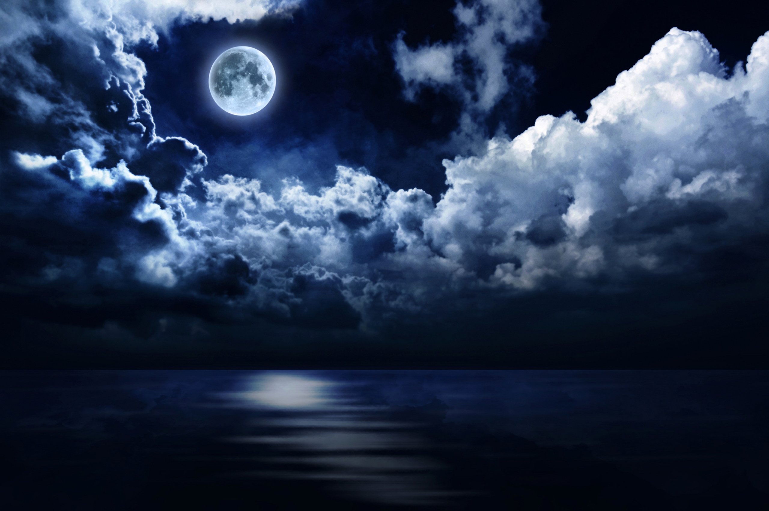 Moon And Clouds Wallpapers