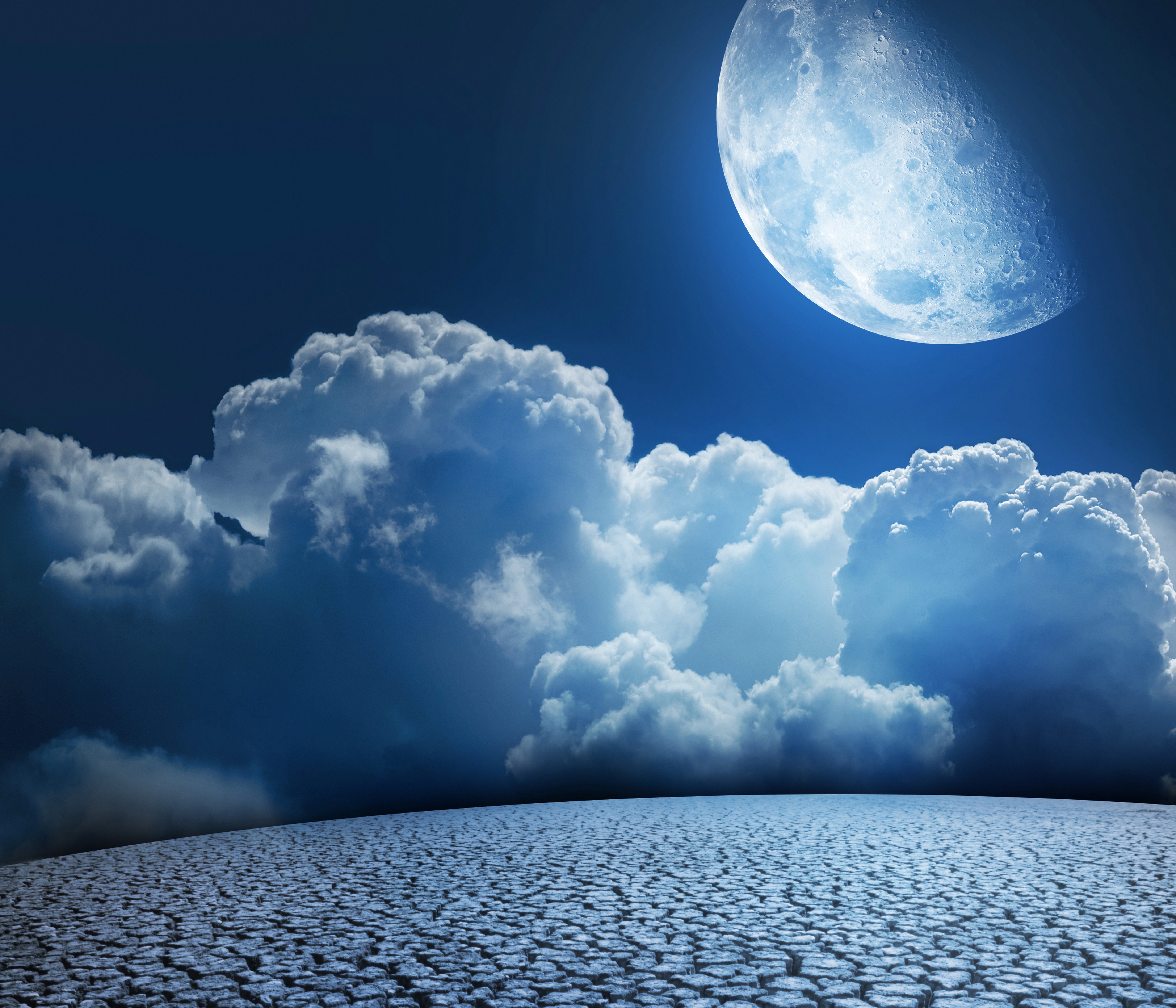 Moon And Clouds Wallpapers