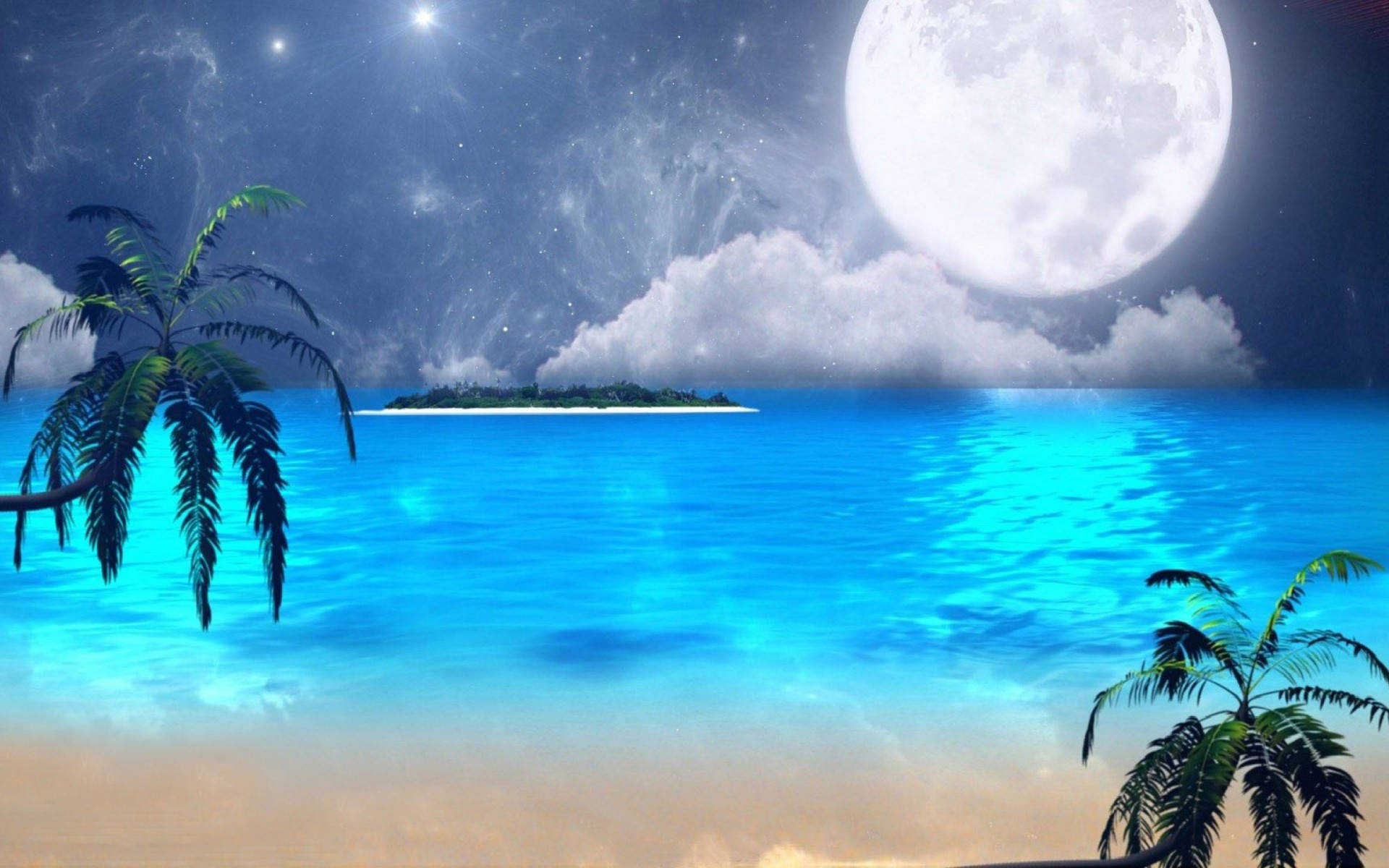 Moon Beach Wallpapers