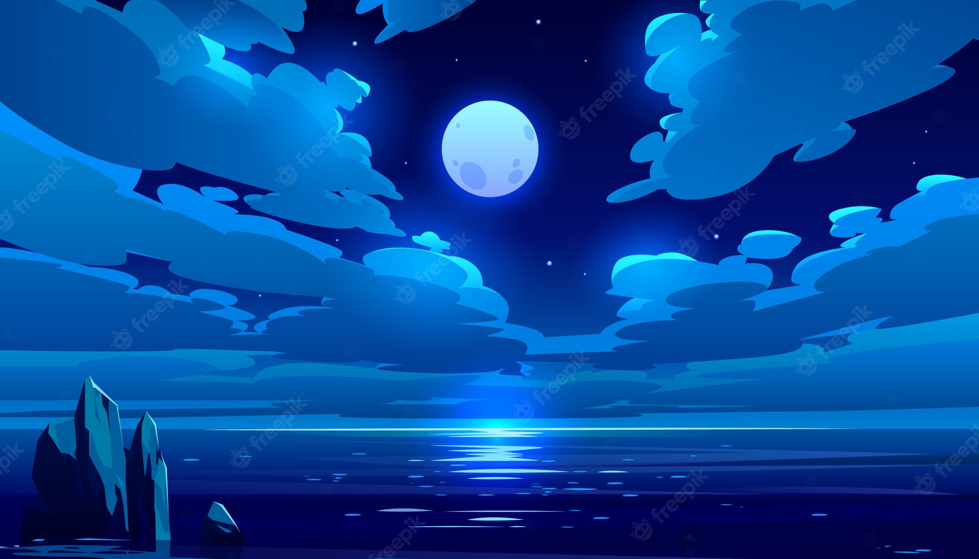 Moon Cartoon Wallpapers