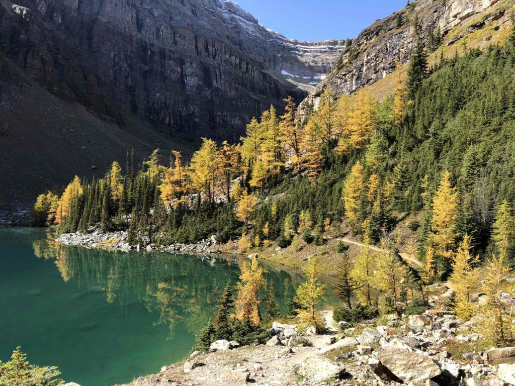 Moraine Lake South Channel Wallpapers