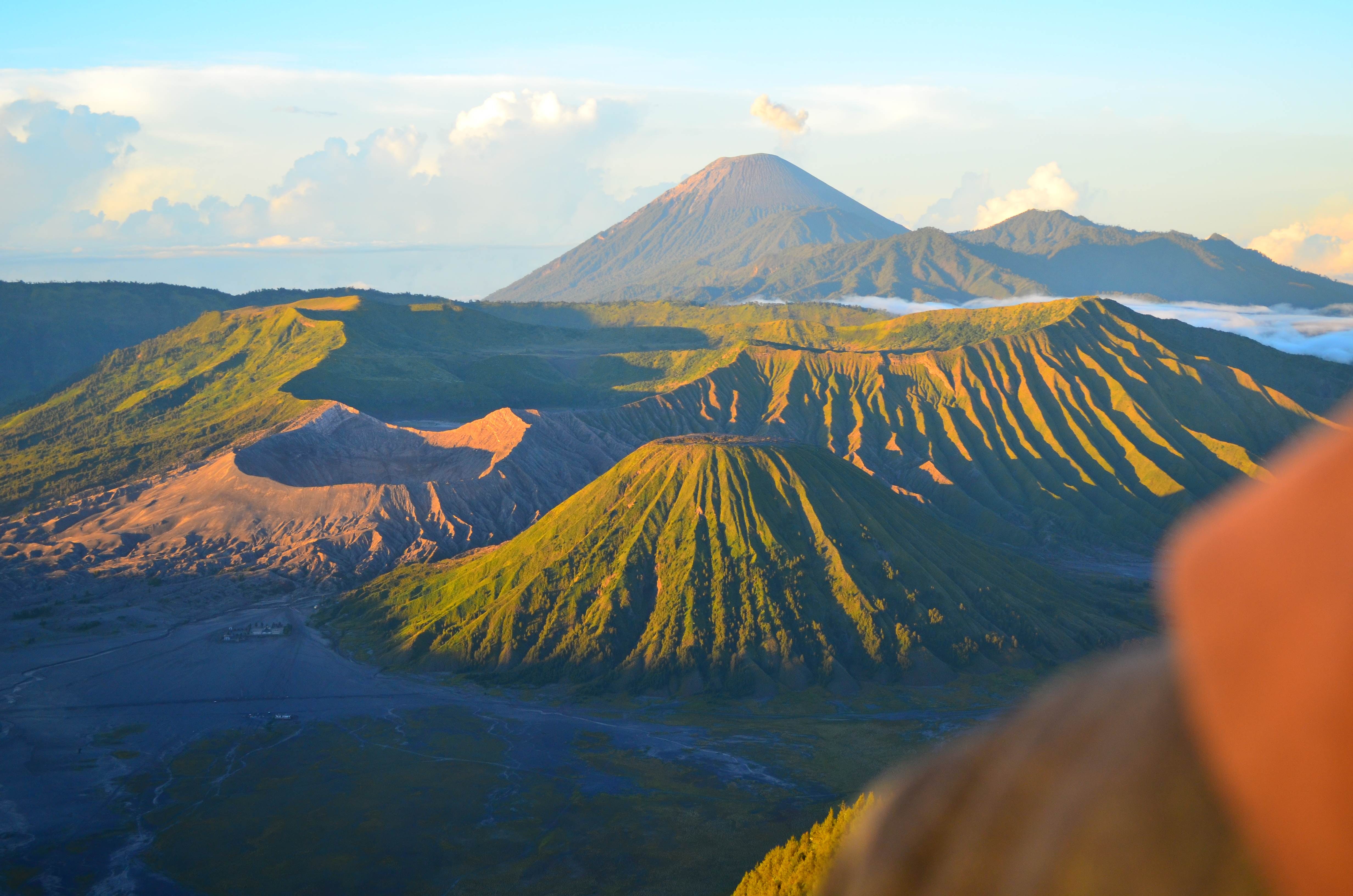 Mount Bromo Cloudy Volcano Wallpapers