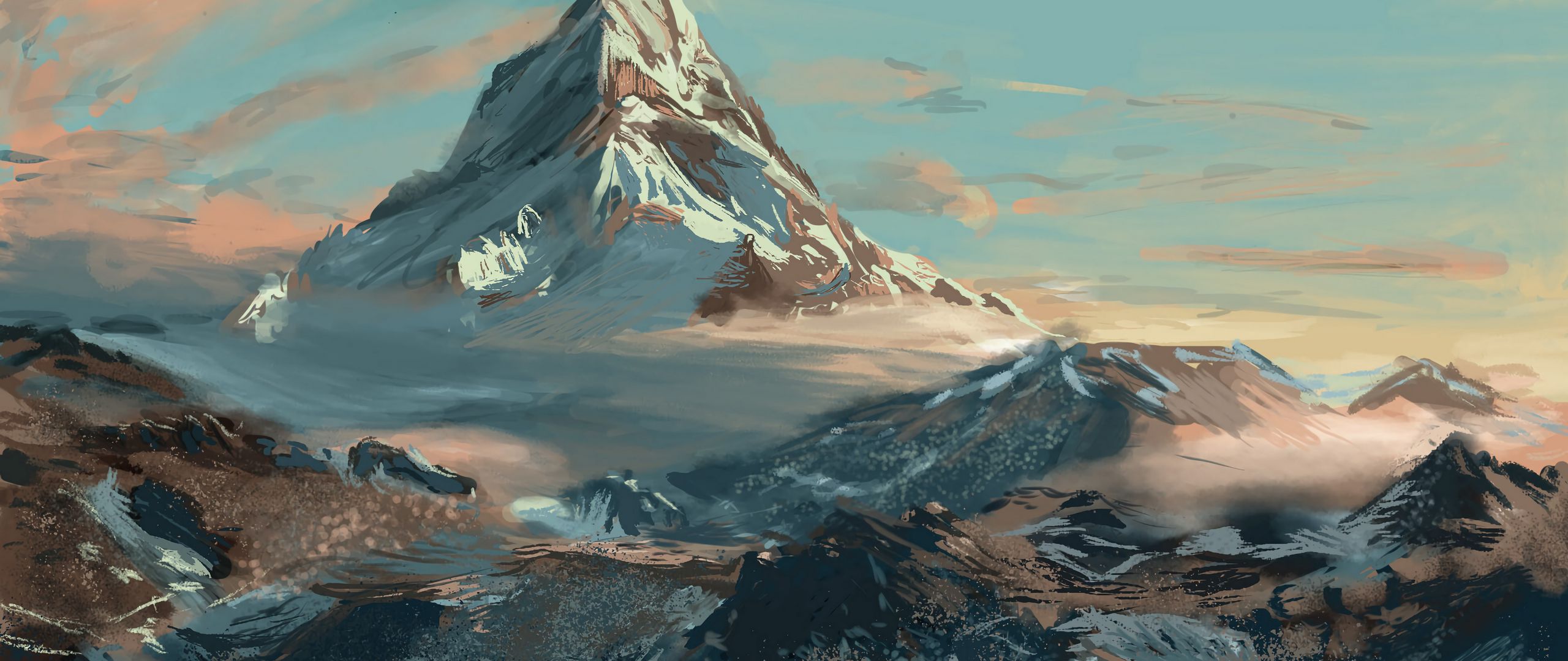 Mountain Illustration Wallpapers