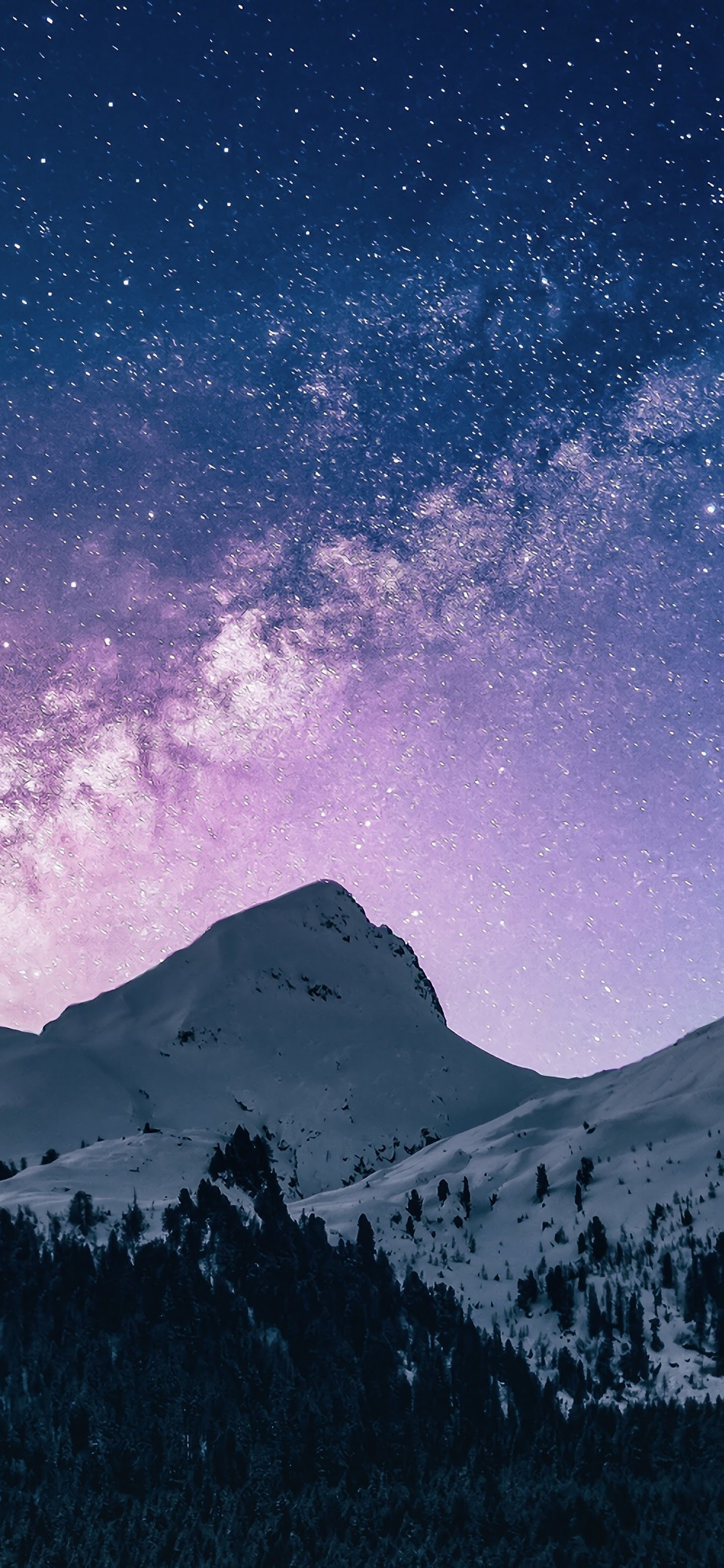 Mountain Night Sky Wallpapers