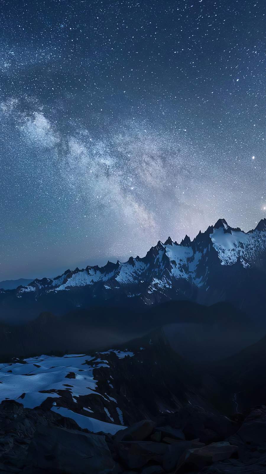 Mountain Night Sky Wallpapers