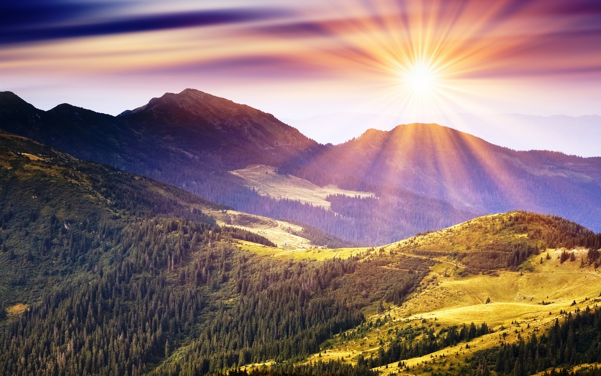 Mountain Sunrise Wallpapers