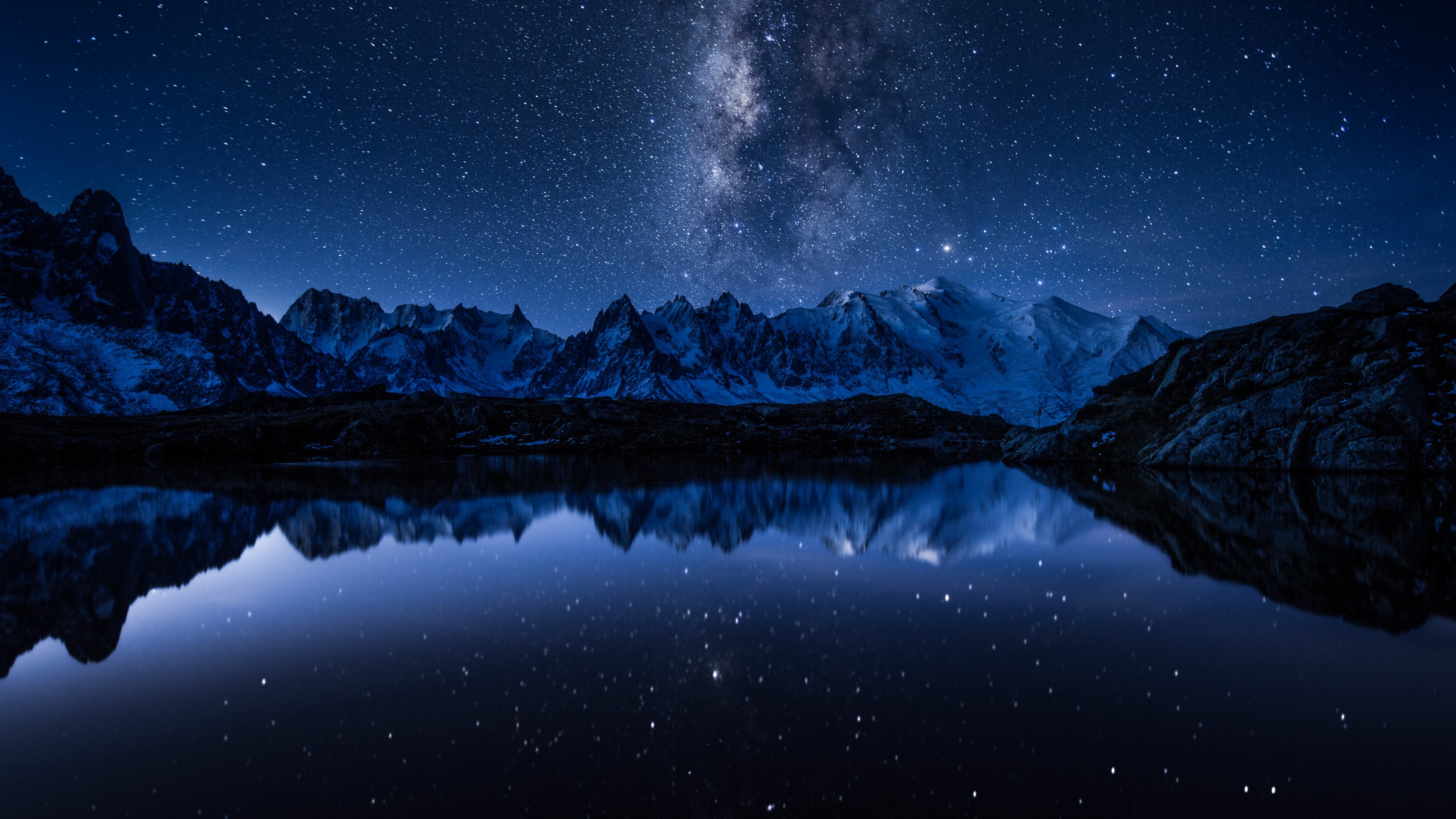 Mountains And Stars Wallpapers