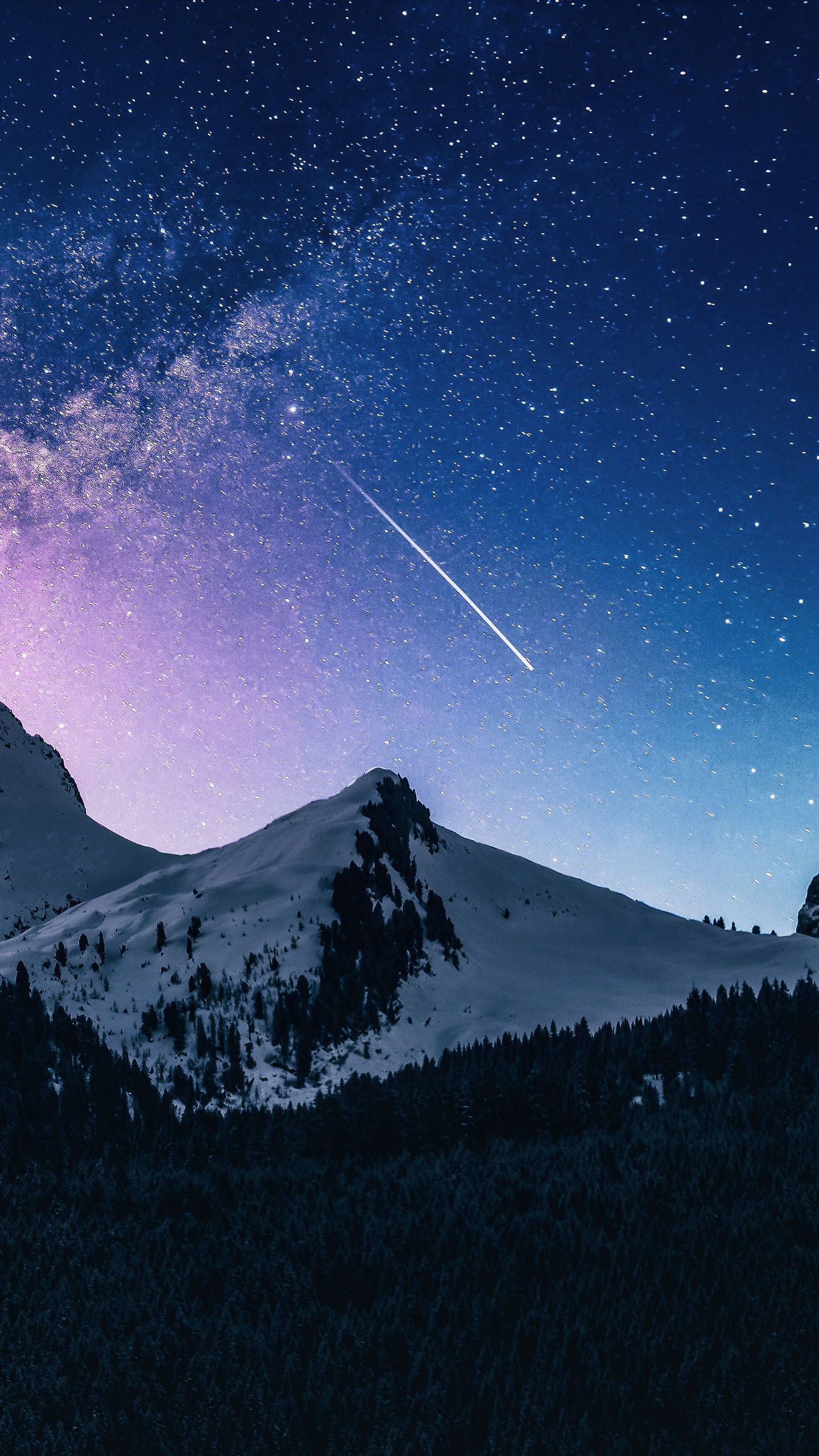 Mountains And Stars Wallpapers