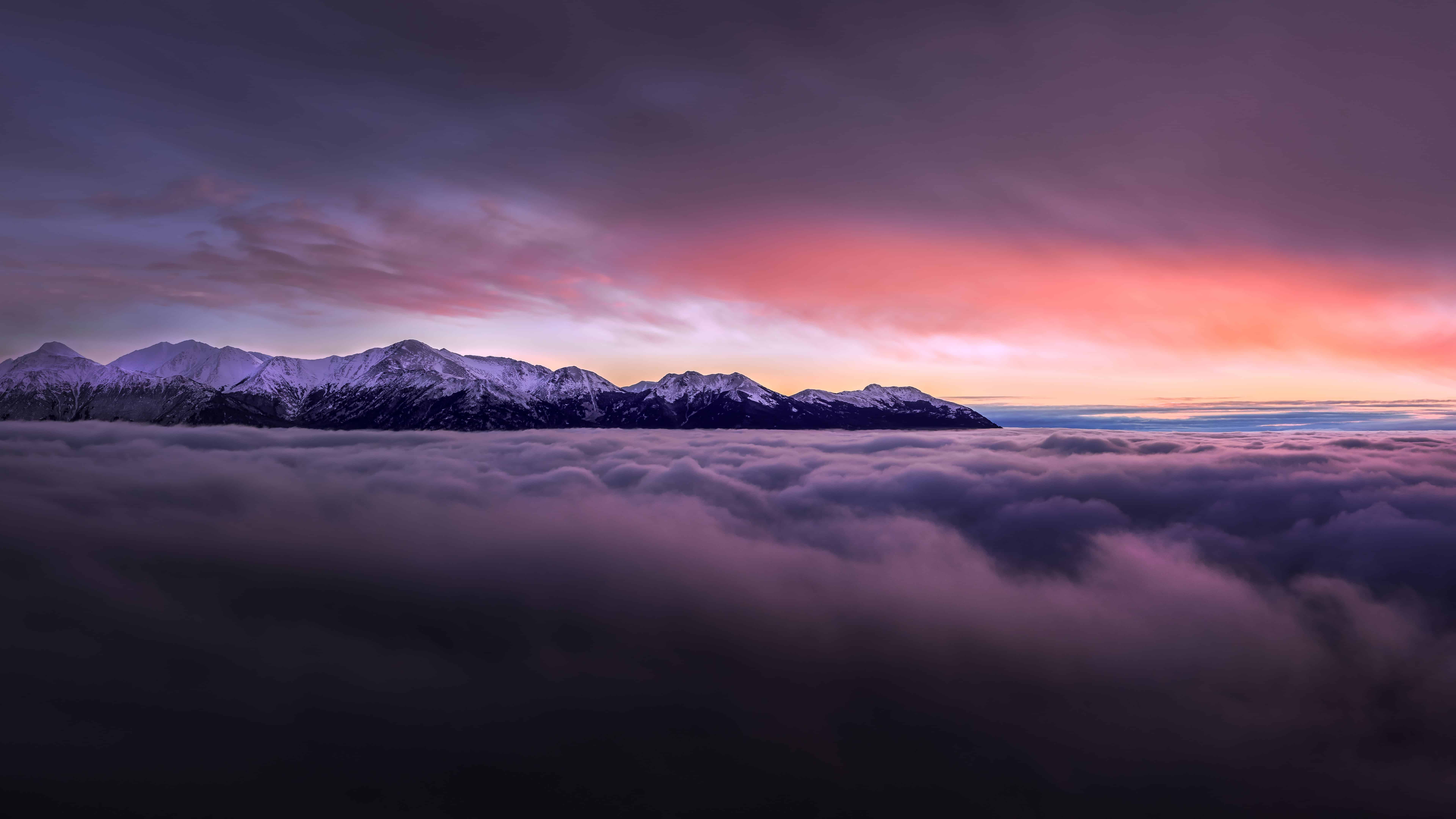 Mountains In Clouds Wallpapers