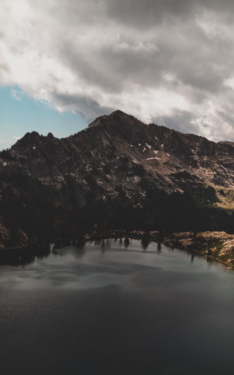 Mountains Lake Clouds Wallpapers