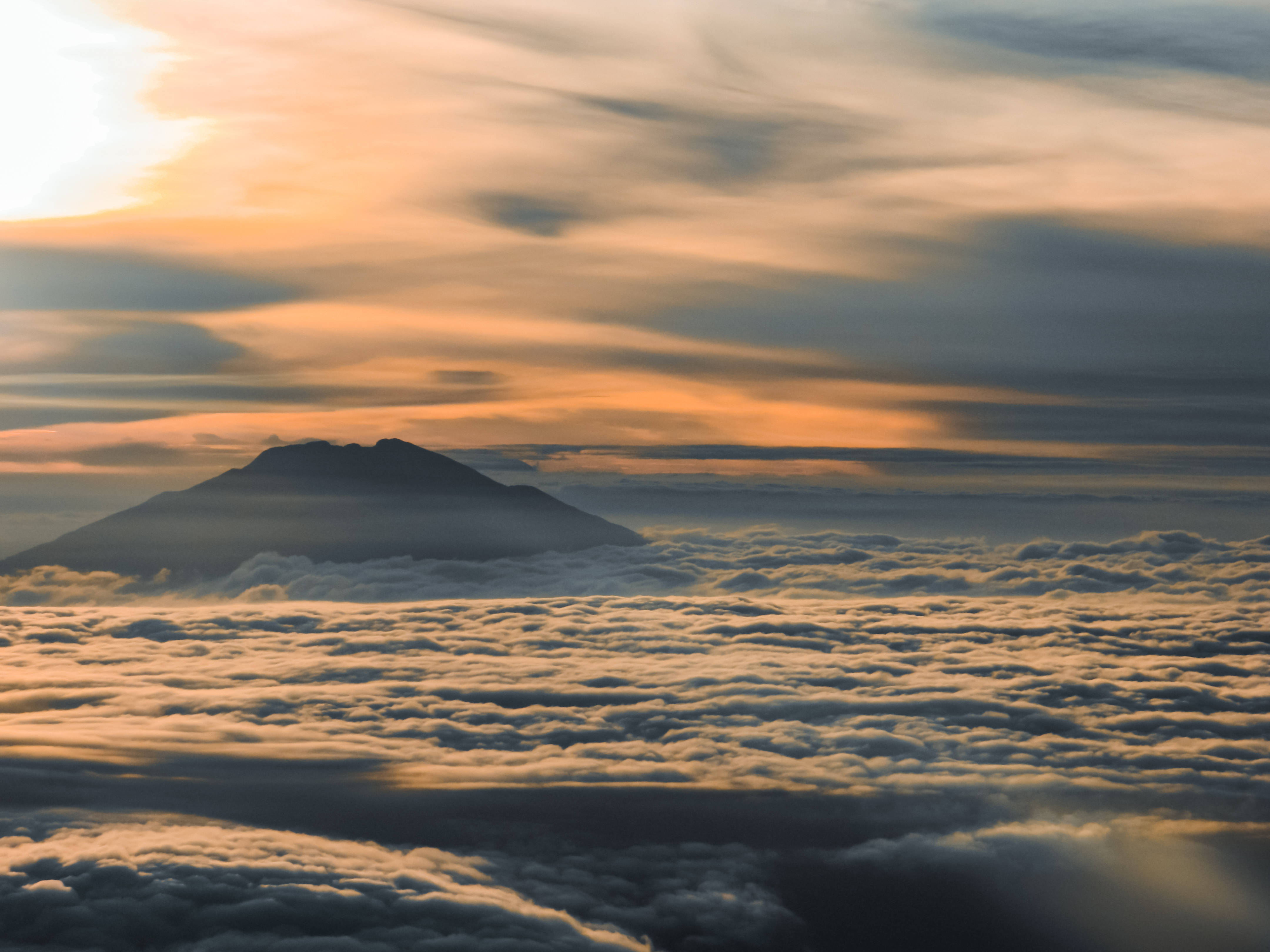 Mountains Peaks Clouds Wallpapers