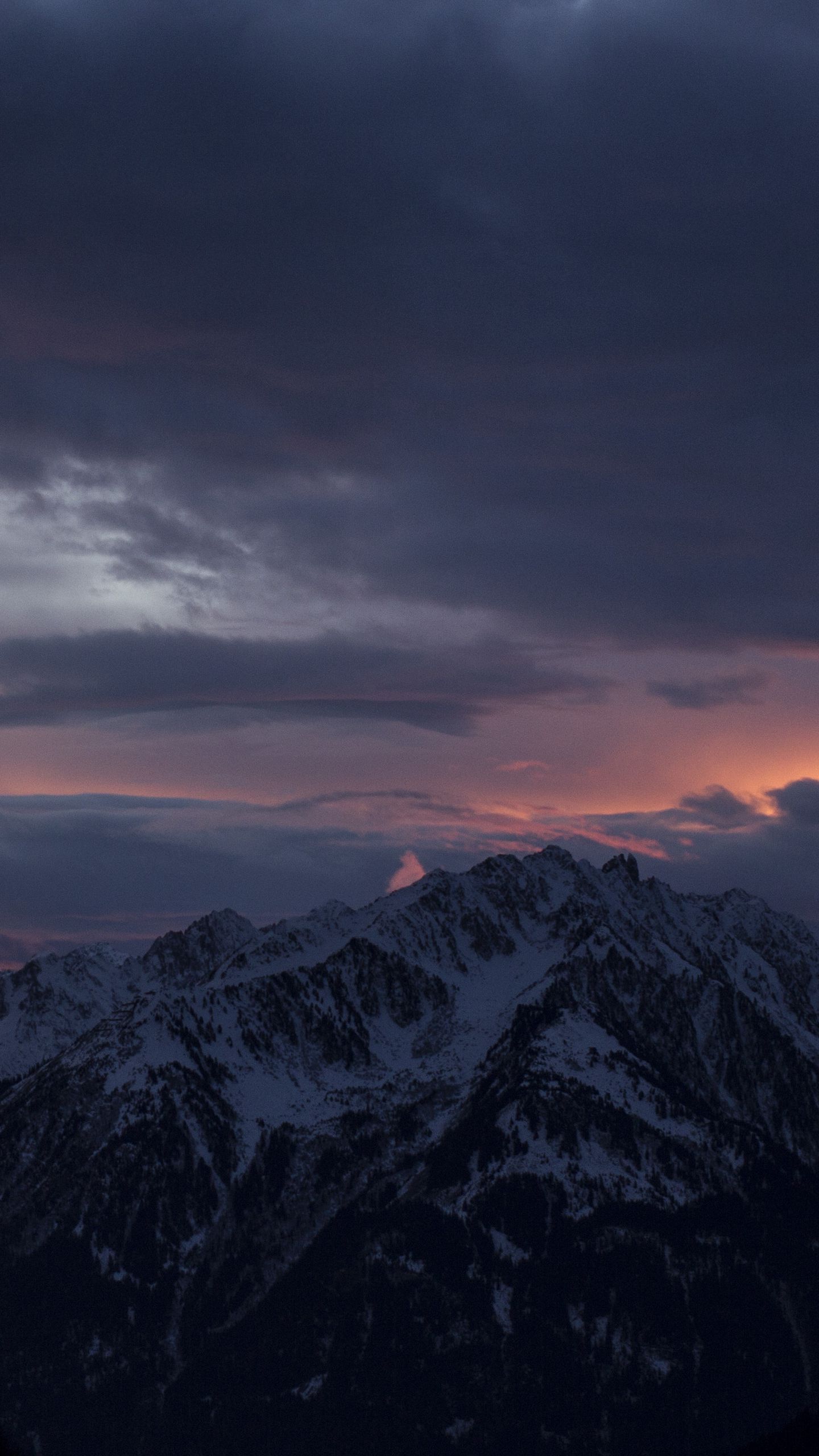 Mountains Peaks Clouds Wallpapers