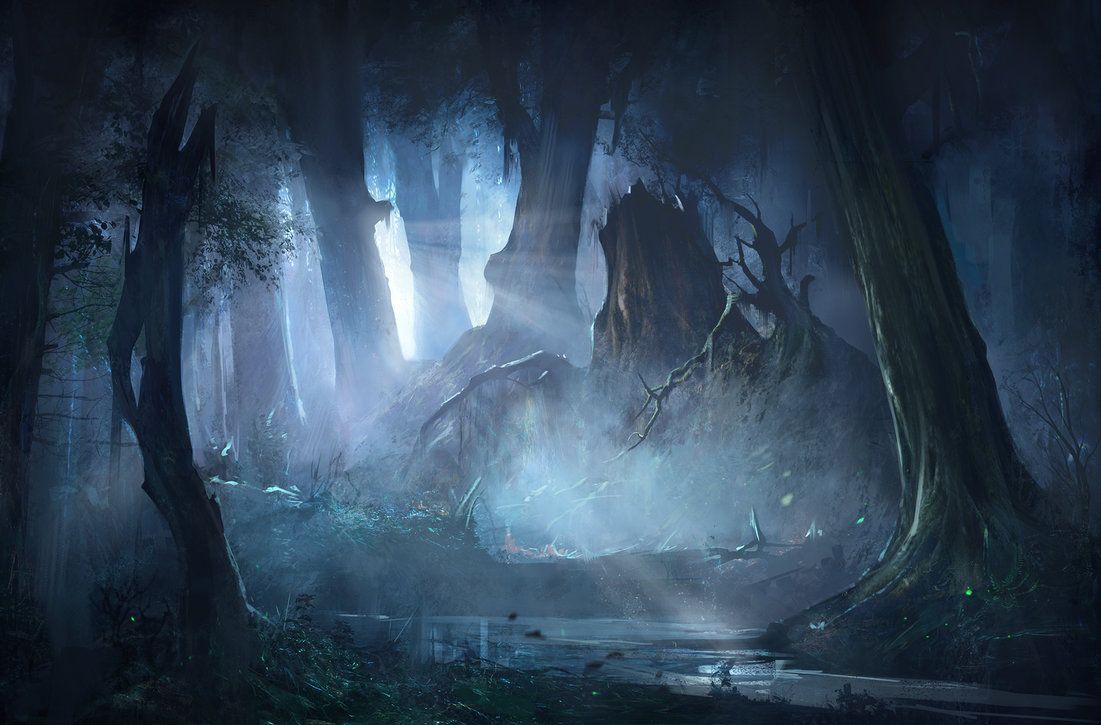 Mysterious Forest Art Wallpapers