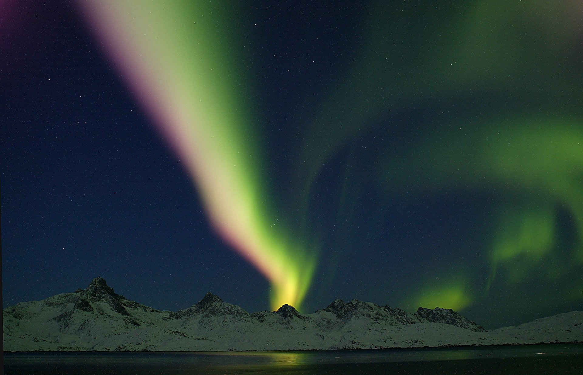 Northern Lights Over Denmark Wallpapers