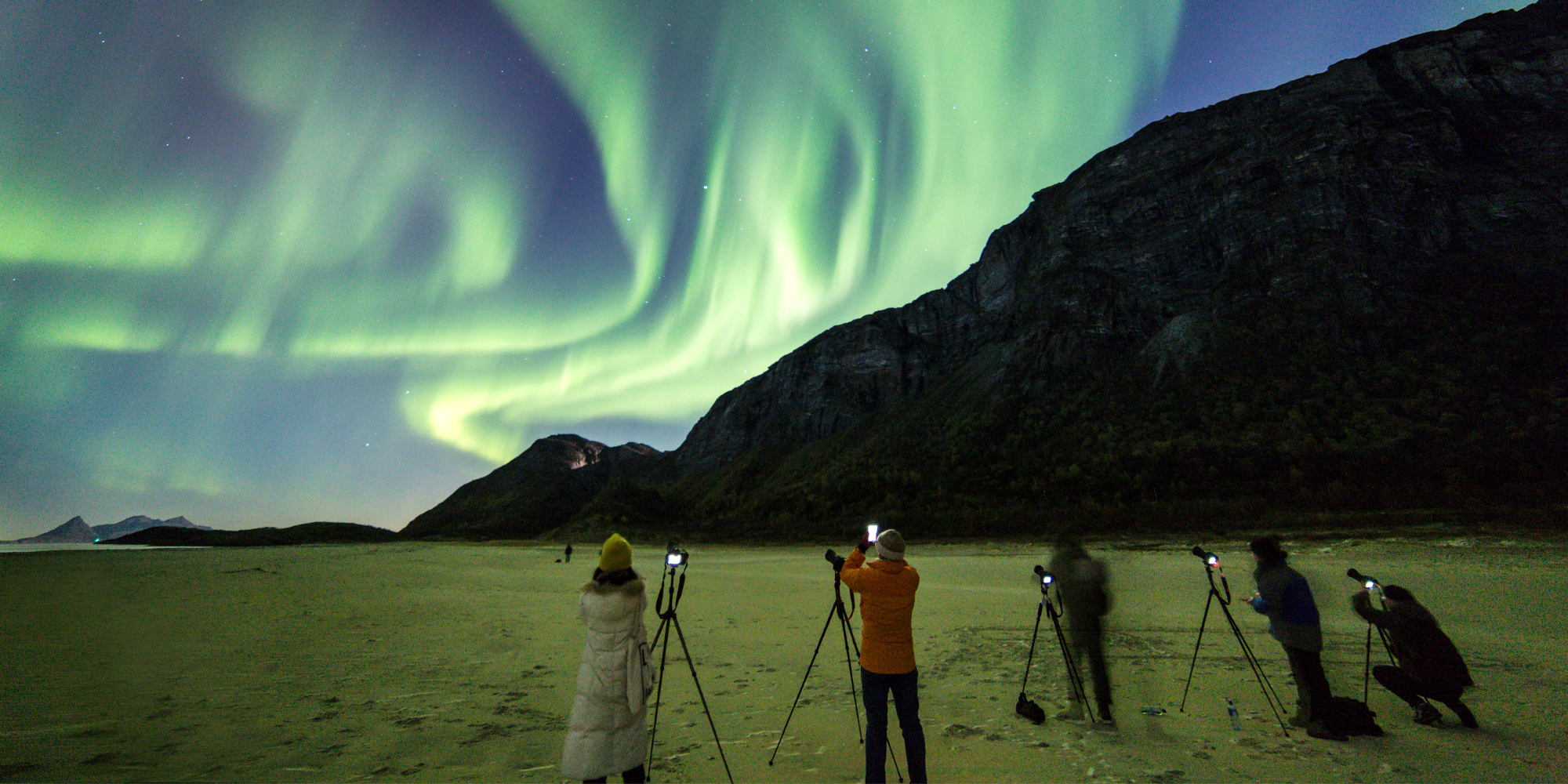 Northern Lights Over Denmark Wallpapers