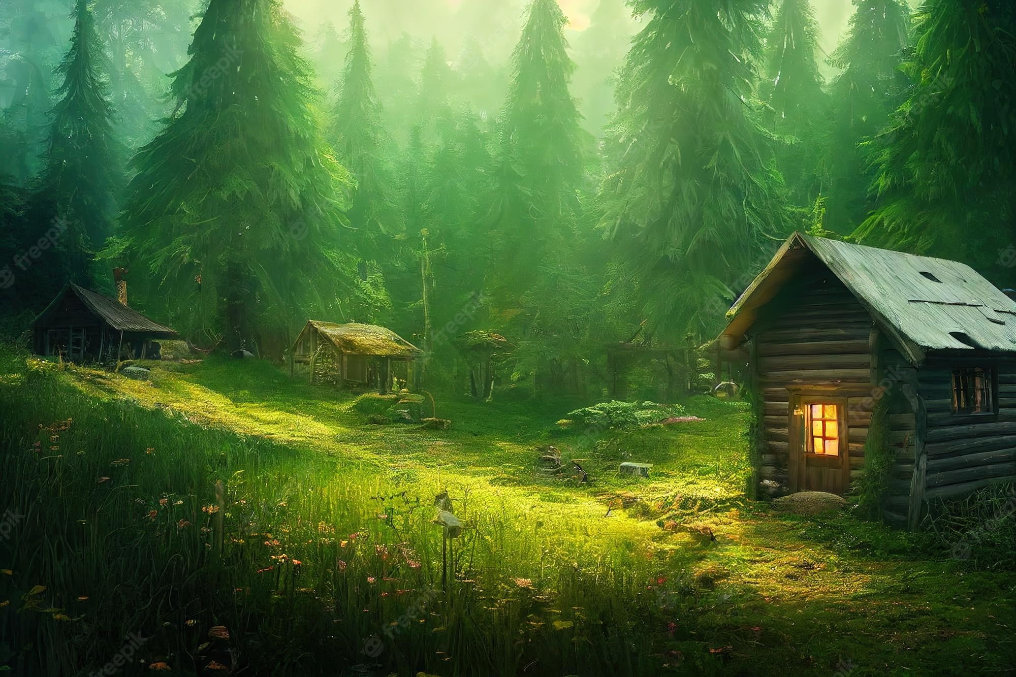 Old House In Forest Wallpapers