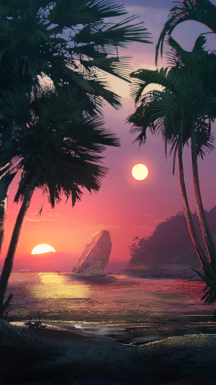 Palm Tree Iphone Hd Wallpapers