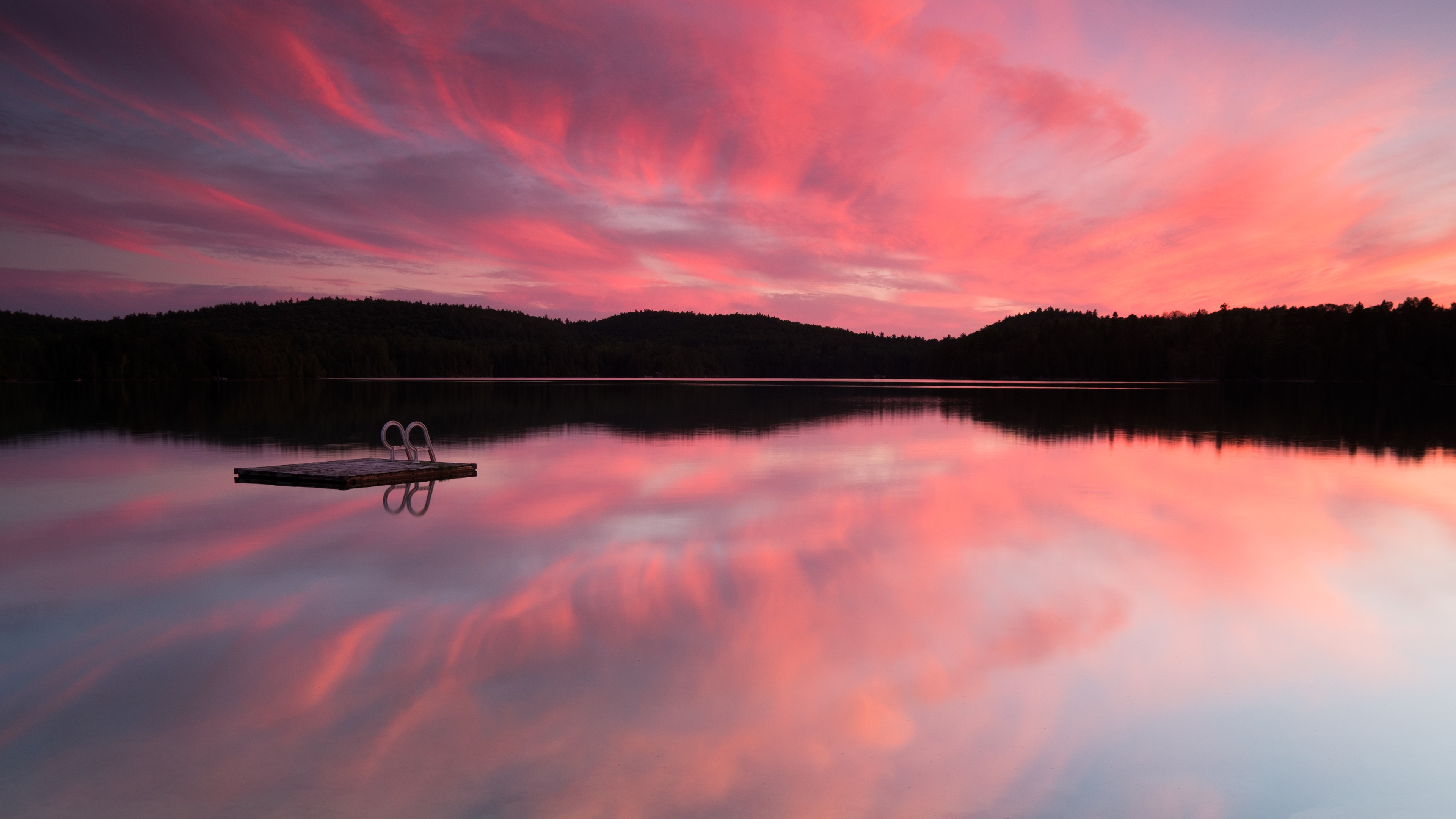 Pink Lake 8K Wallpapers