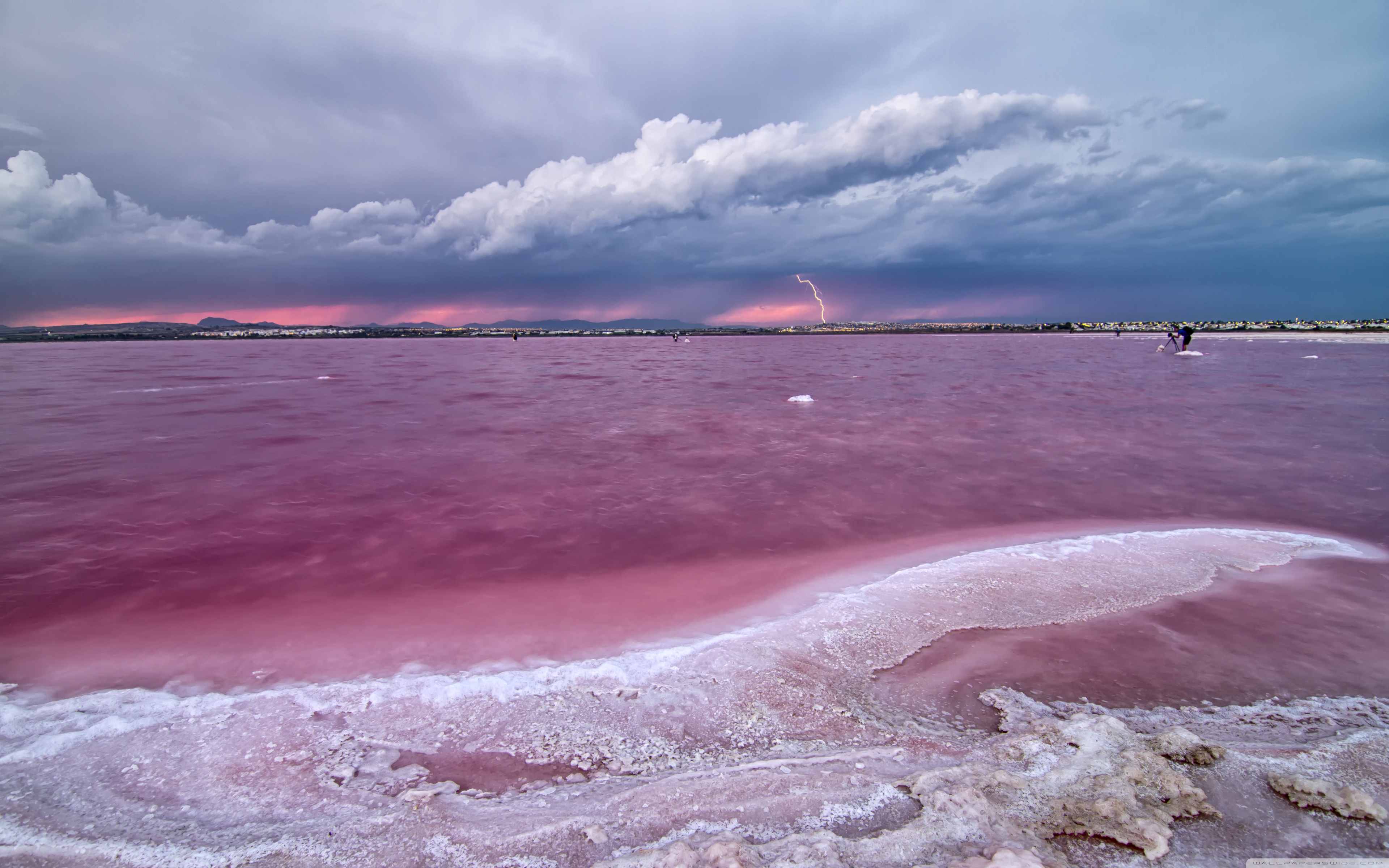 Pink Lake 8K Wallpapers